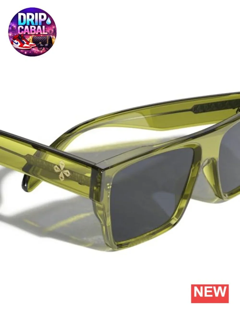 Oversized Square Flat Top Sunglasses UV400 TR90 Frame Unisex
